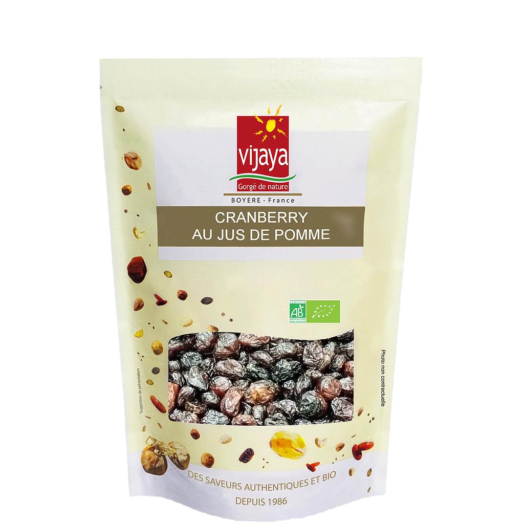 Cranberry (Canneberge) Entière Séchée au Jus de Pomme-CANADA-1Kg-Bio*
