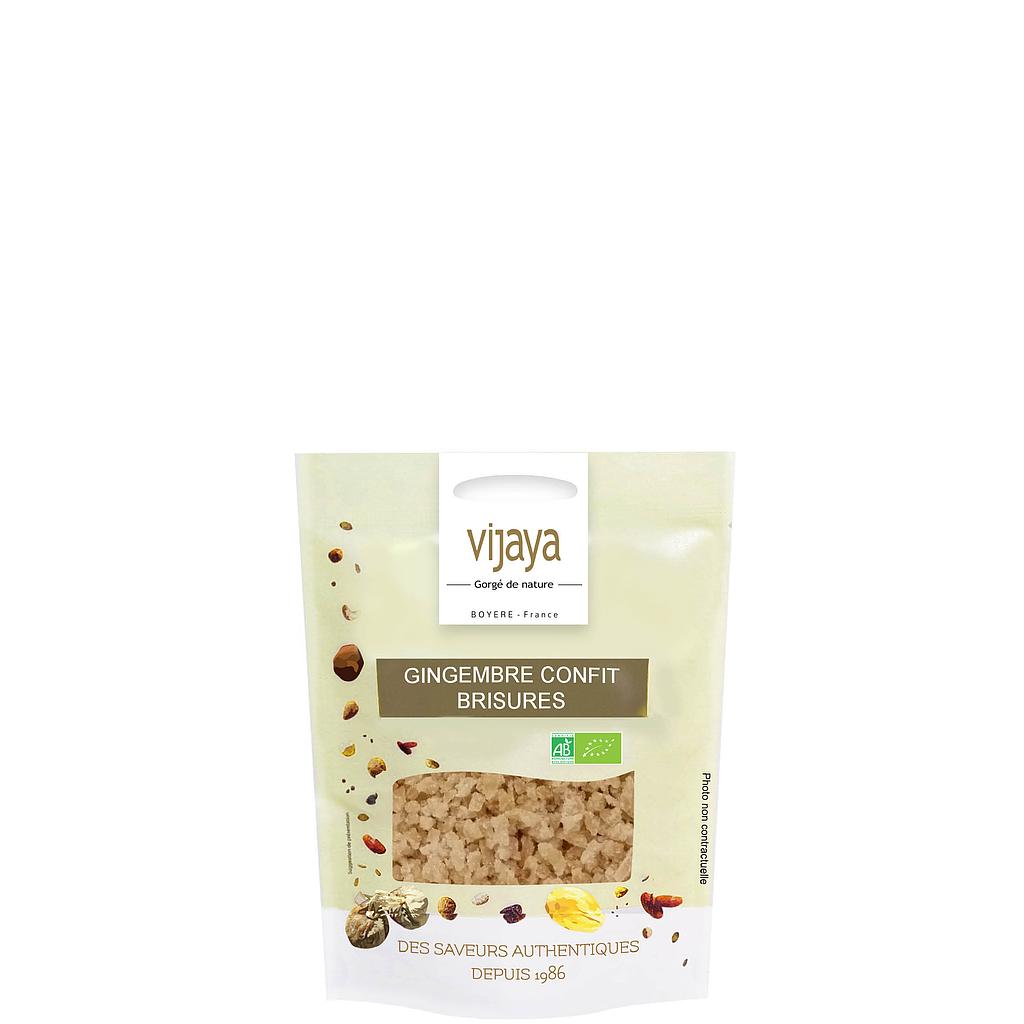 Gingembre Confit - Brisures - CHINE - 125g - Bio* &amp; Equitable
