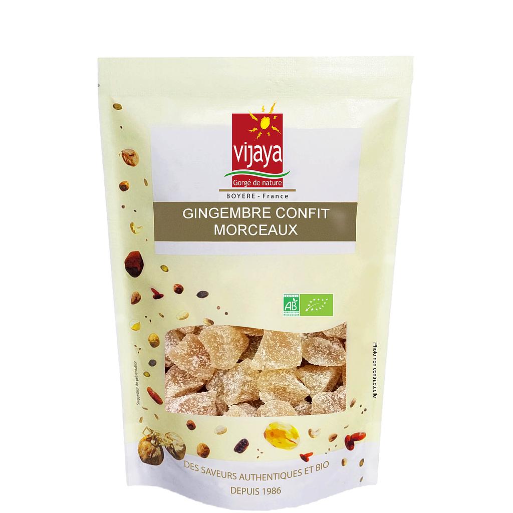 Gingembre Confit - Morceaux -  CHINE -  1 Kg - Bio* &amp; Equitable
